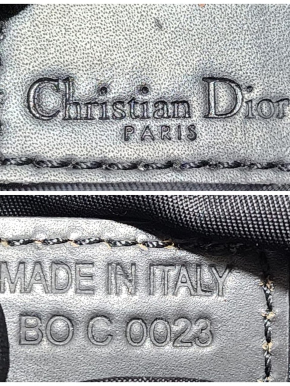 Authentic CHRISTIAN DIOR Vintage Dior Logo Canvas Small Boston Bag Black - Picture 3 of 11